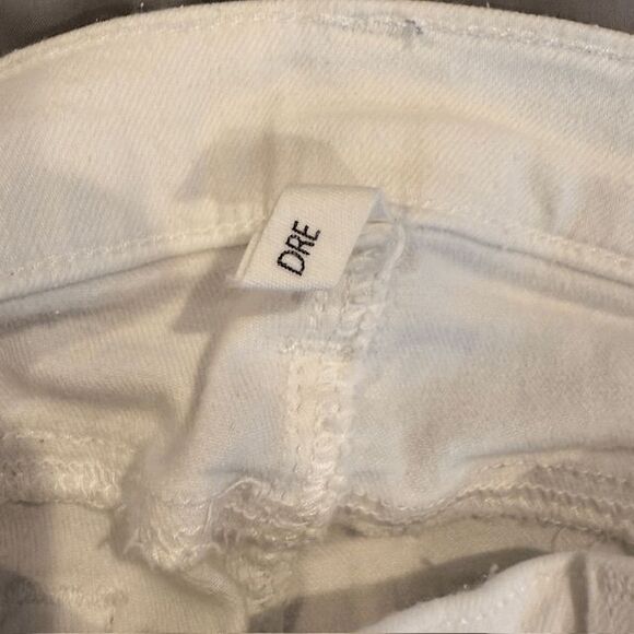 Rag & Bone Dre Distressed Jeans in White Brigade Skinny Fit Ankle Size 26 - Picture 5 of 12